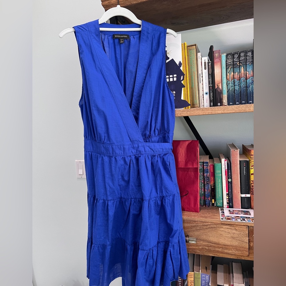 Banana Republic Royal Blue Mini Dress